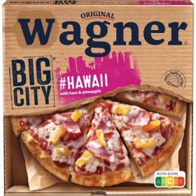 Link zu  Big City Pizza Hawaii, Schinken & Ananas, tiefgekühlt