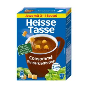 Link zu  Tassensuppe Rinderkraftbrühe, 4er