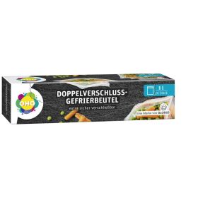 Link zu  Doppelverschluss-Gefrierbeutel 1 l