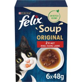 Link zu  Katzen-Nassfutter Soup, Geschmacksvielfalt vom Land