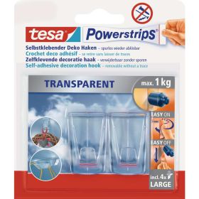 Link zu  tesa Powerstrips® transparent Deco Haken Large