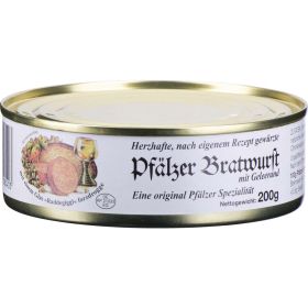 Link zu  Pfälzer Bratwurst aus der Dose
