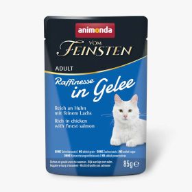 Link zu  Katzen-Nassfutter vom Feinsten, Huhn/Lachs/Gelee