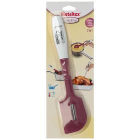 Link zu  Silikonteigschaber mit Thermometer