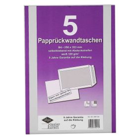 Link zu  Papprückwandtaschen DIN B4
