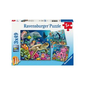 Link zu  Puzzle 3 x 49 Teile, Bezaubernde Unterwasserwelt