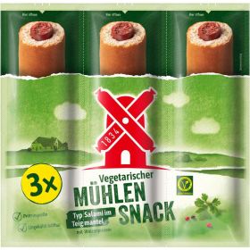 Link zu  Vegetarischer Mühlen Snack Salami-Sticks im Brot