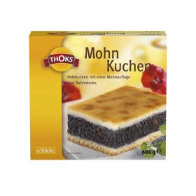 Link zu  Mohn Kuchenschnitten, tiefgekühlt
