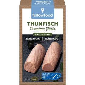 Link zu  Thunfisch Premium Filets in Bio Olivenöl