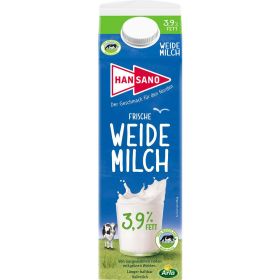 Link zu  Frische Weidemilch, länger haltbar 3,9% Fett