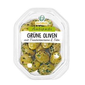 Link zu  Grüne Oliven mit Frischkäse