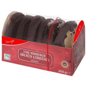 Link zu  Nürnberger Oblaten Lebkuchen, schokoliert
