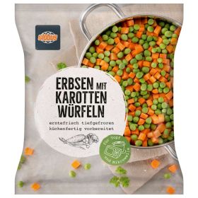 Link zu  Erbsen mit Karottenwürfel