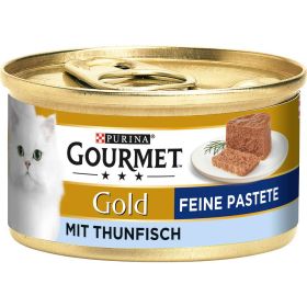 Link zu  Katzen-Nassfutter Gourmet Gold, Feine Pastete mit Thunfisch