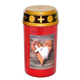 Link zu  LED Grablicht, Herz rot