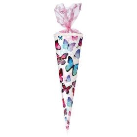 Link zu  Schultüte 70 cm, Schmetterling mit Glitzer