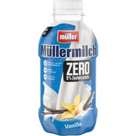 Link zu  Müllermilch Vanille-Geschmack, 0% Zuckerzusatz