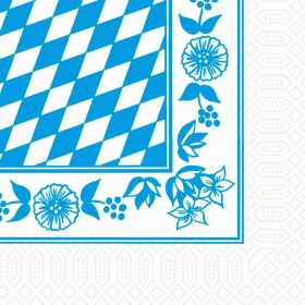 Link zu  Servietten 33x33cm, Bayernraute