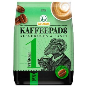 Link zu  Kaffeepads Stärke 1, ausgewogen und sanft