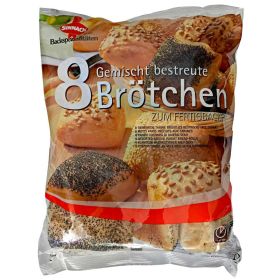 Link zu  Gemischt bestreute Brötchen