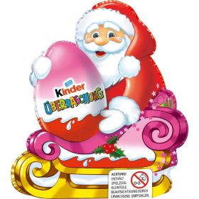 Link zu  Kinder Schokolade Rosa Weihnachtsmann