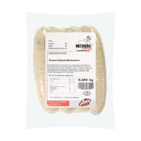 Link zu  Bratwurst Käse/Spinat
