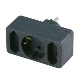 Link zu  Steckdosenadapter 2x Euro & 1x Schutzkontakt
