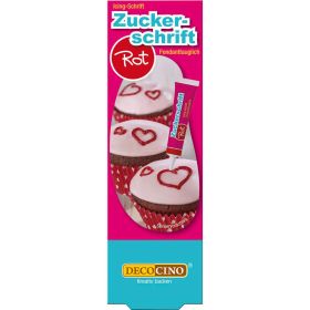 Link zu  Zuckerschrift rot