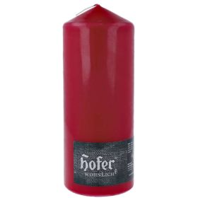 Link zu  Stumpenkerze 80x200cm, bordeaux