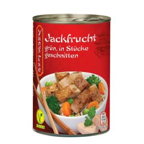 Link zu  Grüne Jackfrucht, in Stücke geschnitten
