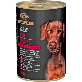 Link zu  Hunde-Nassfutter mit Rind und Leinöl