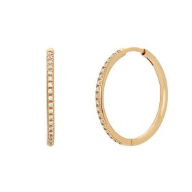 Link zu  Ohrringe/ Creolen aus Silber 925 mit Zirkonia, vergoldet (4056866114166)