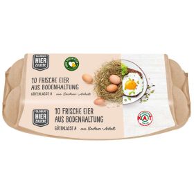 Link zu  Eier aus Bodenhaltung, Gr. M-L