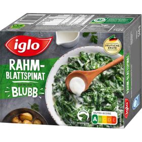 Link zu  Rahm-Blattspinat Blubb