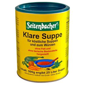 Link zu  Klare Suppe, ohne tierische Bestandteile