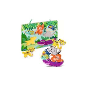 Link zu  play+ Magnetisches Holz-Fühl-Puzzle: Dschungel