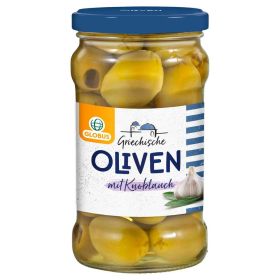 Link zu  Grüne Oliven gefüllt mit Knoblauch
