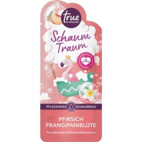 Link zu  true Schaumbad Pfirsich/Frangipaniblüte