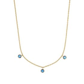 Link zu  Kette mit Anhänger aus Edelstahl mit Zirkonia