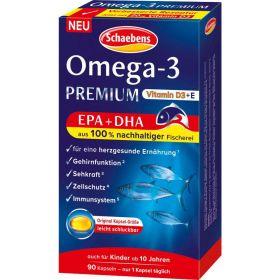 Link zu  Omega 3-Kapseln Premium mit Vitamin D + E