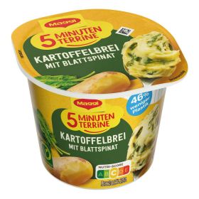 Link zu  5 Minuten Terrine, Kartoffelbrei mit Blattspinat