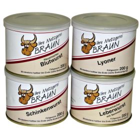Link zu  Metzgerei Braun  Dosenwurst, je 200 g