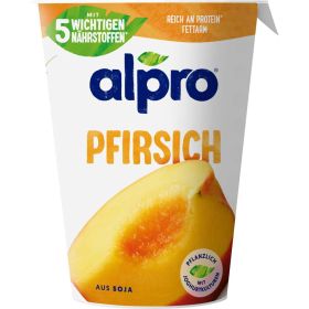 Link zu  Soya-Joghurtalternative, Pfirsich