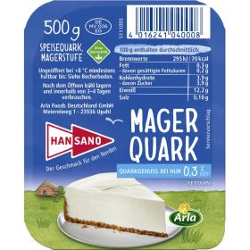 Link zu  Hansano Speisequark Magerstufe, 500 g