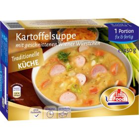 Link zu  Kartoffelsuppe mit Wiener Würstchen, tiefgekühlt