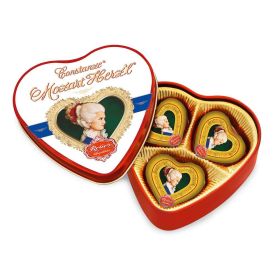 Link zu  Mozartkugeln in Herzdose