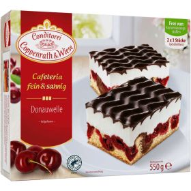 Link zu  Blechkuchen Cafeteria fein&sahnig, Donauwelle