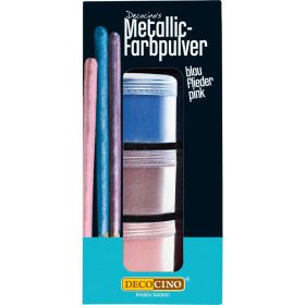 Link zu  Metallic Farbpulver, 3-farbig