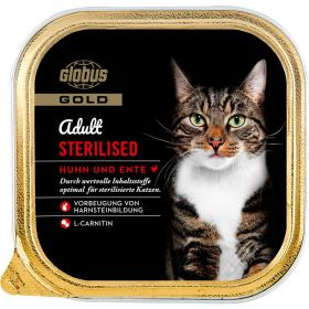 Link zu  Katzen-Nassfutter mit Huhn und Ente, für sterilisierte Katzen