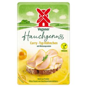 Link zu  Veganer Hauchschnitt Curry-Typ Hähnchen